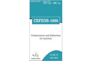 ЦЕФЗОС-1000 Порошок для приготовления раствора для инъекций 500 мг + 500 мг №1