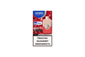 Электронная сигарета WAKA PA7000 Pomegranate Pop (Гранат) одноразового использования 14 мл 50 мг