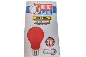 Светодиодная лампа LED Color lamp Horoz Electric Spectra 3W RED E27