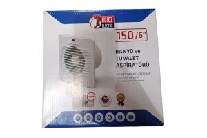 Пластиковый вентилятор Horoz electric 150 beyaz