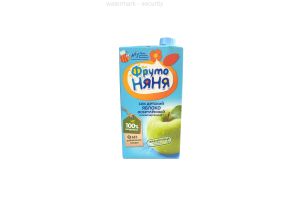 Сок ФрутоНяня яблочный осветленный для детского питания 0.5л
