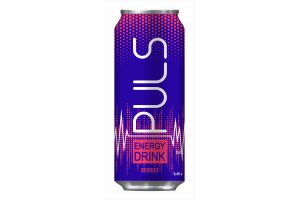 Напиток безалкогольный среднегазированный энергетический "PULS Berries" 0.45 л