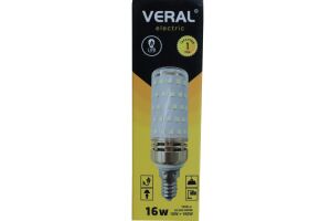 Лампа светодиодная VERAL VE-16W E27 6500K