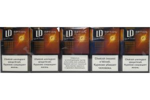 Сигареты с фильтром LD Option Plus Amber