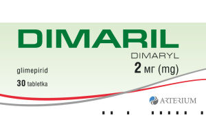 Димарил таблетки 2 мг  №30