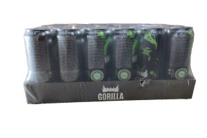 Напиток безалкогольный тонизирующий (энергетический) сильногазированный  пастеризованный «GORILLA»,0.45л
