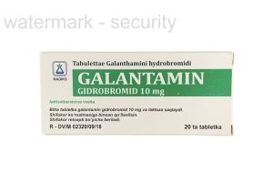 Галантамина гидробромид таблетки 10мг №20
