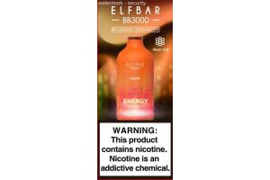 Электронная сигарета " ELF BAR" BB3000 ENERGY 10 ml 50 mg/ml