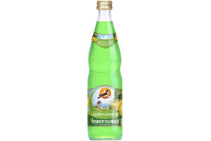 Напиток безалкогольный сильногазированный Лайм-Лимон  со вкусом Мяты "Черноголовка" 0.5л
