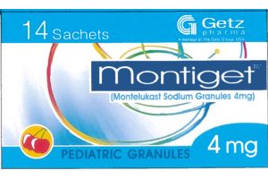 Монтигет гранулы для приема внутрь для детей 4мг №14 (саше)