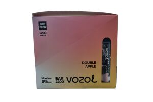 Электронная сигарета VOZOL Double apple 6,5 мл, никотин 5%.