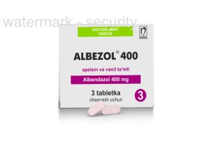 Албезол 400 таблетки для разжёвывания №3