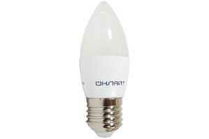 Лампа светодиодная (LED) ОНЛАЙТ OLL-C37-6-230-4K-E27-FR