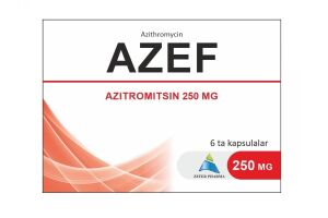 Азеф капсулы 250 мг №6