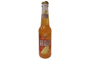 Макет этикетки Напиток слабоалкогольный газированный ароматизированный «Релакс Секс на Пляже» («Relax Sex on the Beach»).5.5% 0.33 л