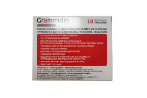 Граммидин с анестетиком нео таблетки для рассасывания №18