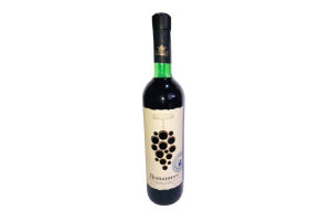 Вино виноградное натуральное полусладкое красное Домашнее вино  10% 0.75л