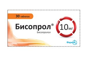 Бисопрол таблетки 10 мг №30
