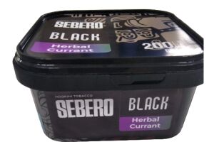 Табак для кальяна SEBERO Black "Herbal Currant" 200 гр
