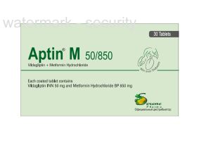 АПТИН М Таблетки, покрытые пленочной оболочкой 50/850 мг №30
