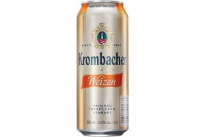 Пиво Krombacher Weizen ж/б 5.3% 0.5 л