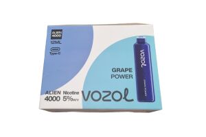 Электронная сигарета VOZOL Grape power 12 мл, никотин 5%.