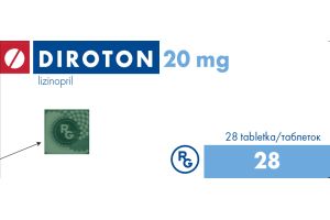 Диротон таблетки 20 мг №28
