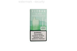 Электронная сигарета ELFBAR BC4000 Green Apple 11.5 мл 50мг