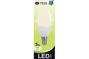 Лампа светодиодная энергосберегающая T-C30 5Вт "TESS" E14 4000К