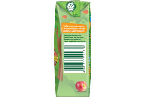 "Сады Придонья" сок яблочно-персиковый с мякотью восстановленный 0.125 л