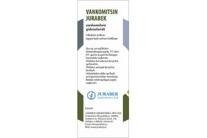 Ванкомицин Jurabek лиофилизат для приготовления инфузионного раствора 500мг №1