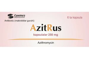 АзитРус капсулы 250 мг №6