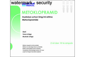 Метоклопрамид раствор для инъекций 5 мг/мл 2 мл №10