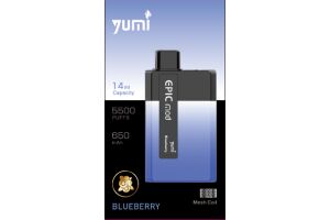 Электронная сигарета YUMI EPICMOD 5500 Blueberry 14 мл 50 мг