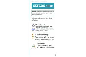 ЦЕФЗОС-1000 Порошок для приготовления раствора для инъекций 500 мг + 500 мг №1