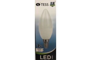 Лампа светодиодная T-C30 7Вт "TESS" E14 6500К (110-250В/50-60HZ)