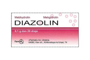 Диазолин драже 0.1 г №20