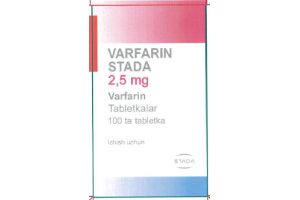 Варфарин ШТАДА таблетки 2.5 мг №100