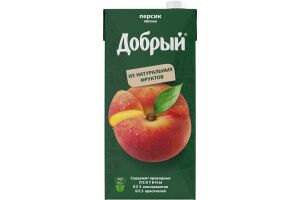Добрый Нектар персиково-яблочный 2 л