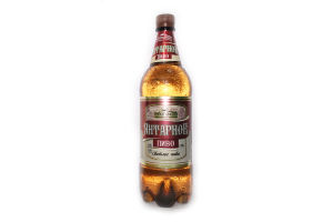 Пиво светлое фильтрованное  "Янтарное" 4% в ПЕТ бутылках 1.25л