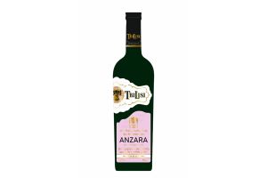 Вино виноградное натуральное розовое полусладкое TBILISI Anzara 11.0% 0.75л