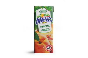 Сокосодержащий напиток персиковый с мякотью Meva Juice 200 мл