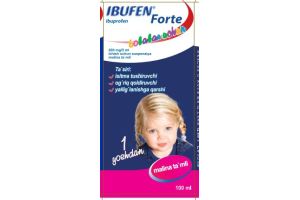 Ибуфен Форте, суспензия для приема внутрь с малиновым вкусом, 200 мг/5мл, 100 мл, №1