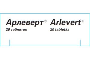 АРЛЕВЕРТ таблетки 20 мг + 40 мг №20