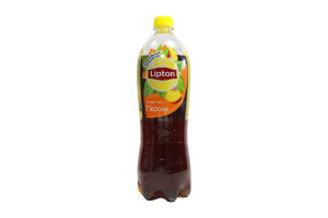 Напиток безалкогольный негазированный холодный черный чай Персик Lipton 1л