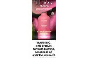 Электронная сигарета " ELF BAR" BB3000 STRAWBERRY SUNDAE 10 ml 50 mg/ml