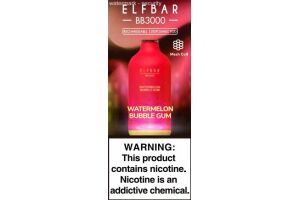 Электронная сигарета " ELF BAR" BB3000 WATERMELON BUBBLE GUM 10 ml 50 mg/ml