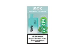 Электронная сигарета ISOK ISBAR 6000 PUFFS  COOL MINT 5% 16.00 ml