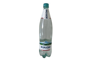 Вода минеральная газированная BORJOMI в ПET-бутылках емкостью 1.0 л