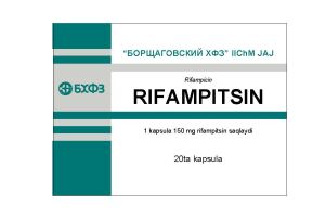 Рифампицин капсулы 150 мг №20